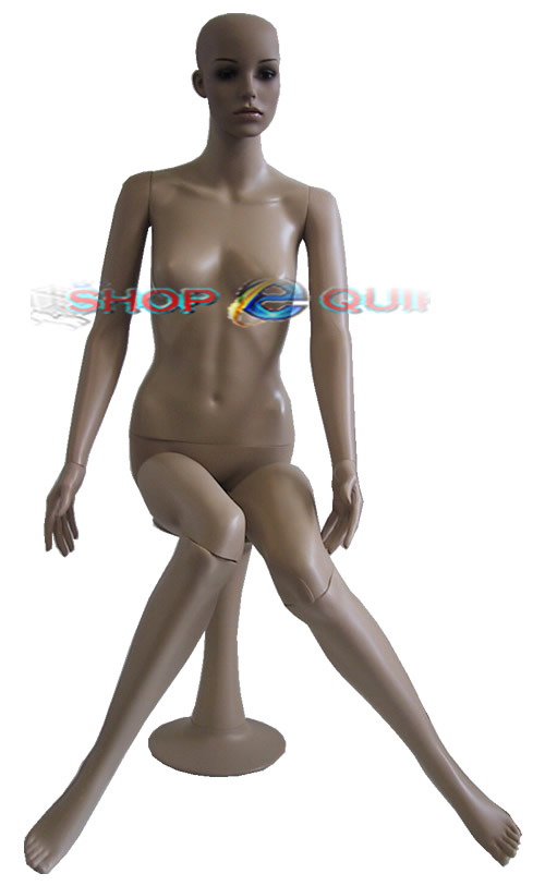 Plastic Sitting Mannequin